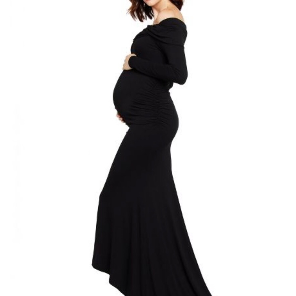 Beautiful Off the Shoulder Maternity Gown